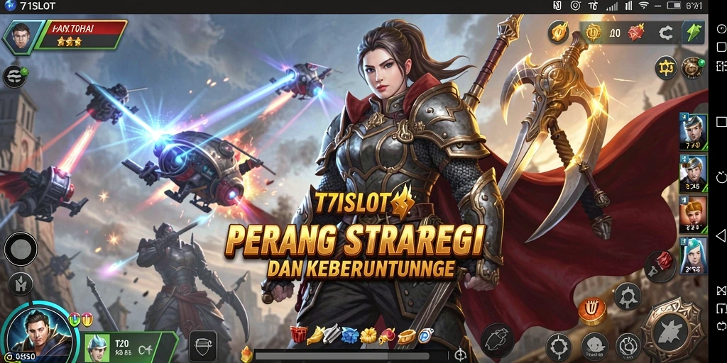 Screenshot gameplay 171SLOT memperlihatkan momen aksi strategis yang intens.
