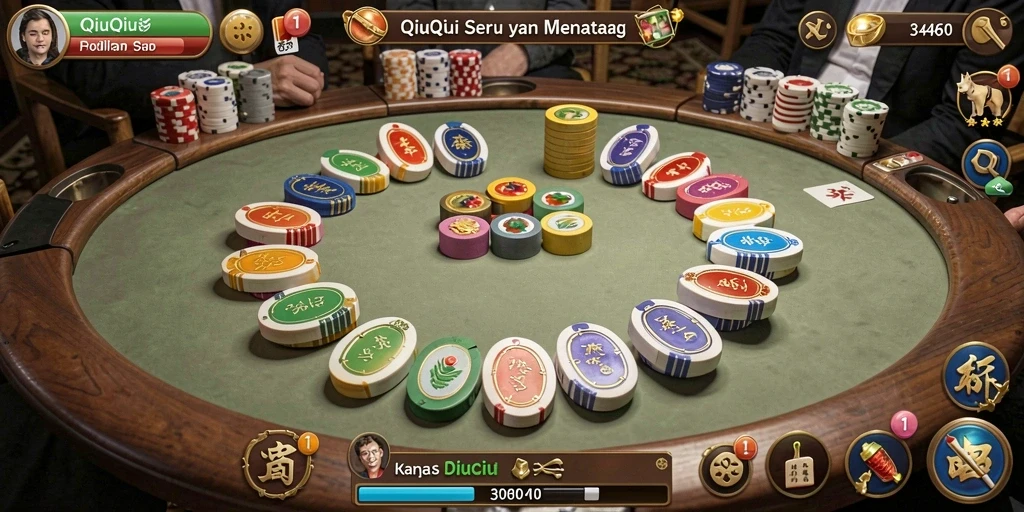 Screenshot utama 3446 menampilkan gameplay seru QiuQiu.