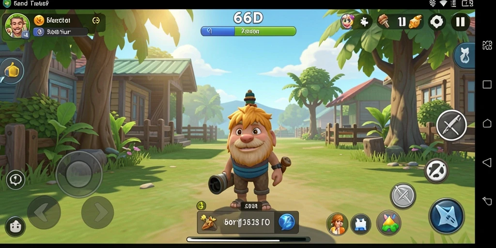 Screenshot gameplay 66D menampilkan pengalaman bermain yang menyenangkan dan menantang.