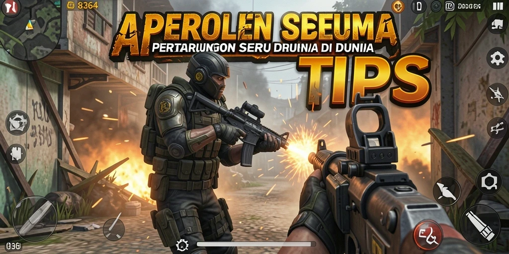 Tampilan gameplay seru dan aksi mendebarkan di 8364.