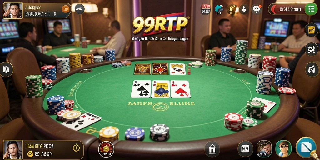 Tangkapan layar dari gameplay seru dalam aplikasi Poker 99RTP.