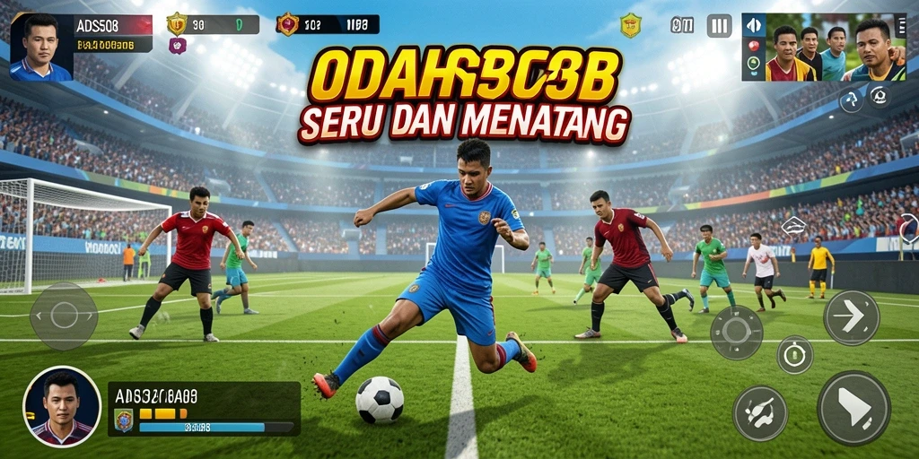 Tampilan gameplay ADS508 yang menampilkan aksi olahraga seru.