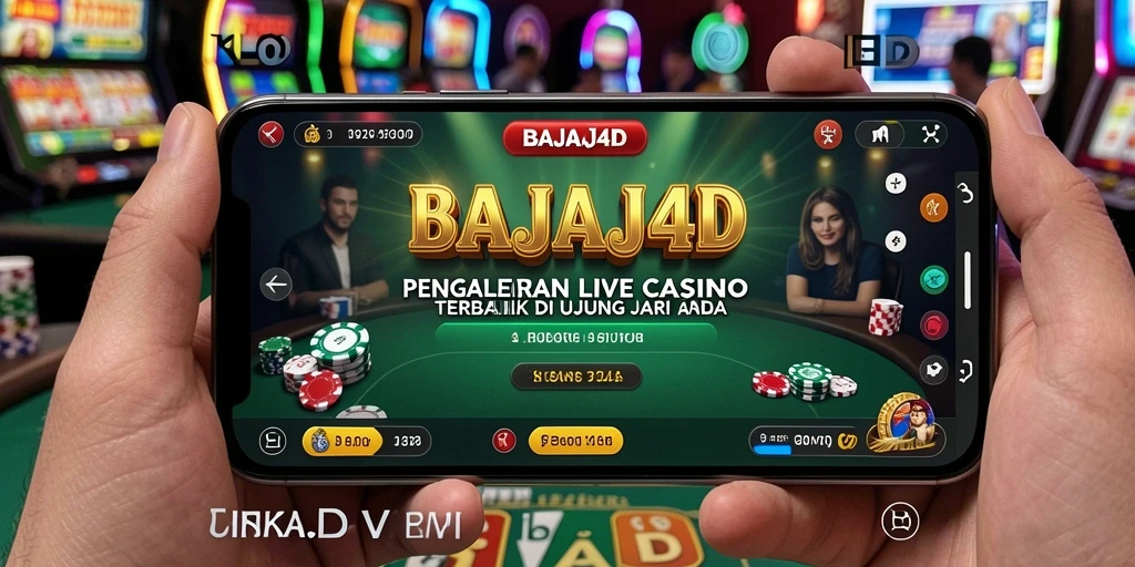 Tampilan menarik dari gameplay Live Casino di BAJAJ4D.