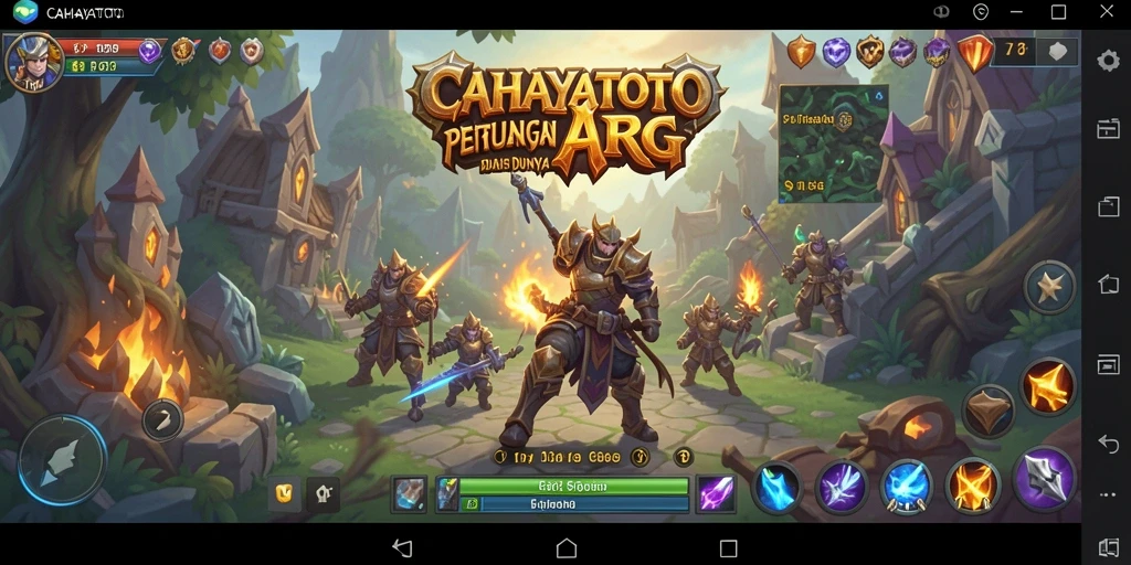 Tampilan gameplay seru CAHAYATOTO dalam dunia ARPG yang menantang.
