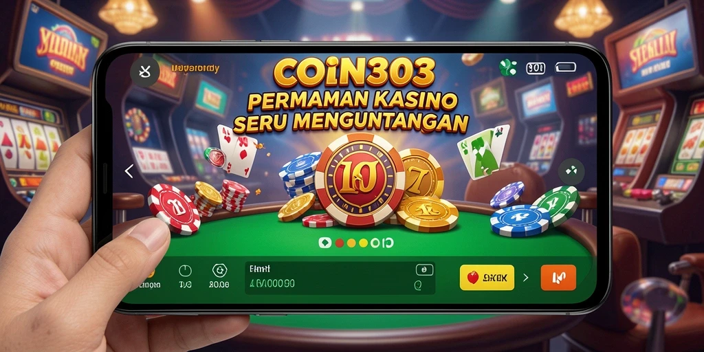 Gameplay kasino yang mendebarkan di COIN303 dengan tampilan menarik.