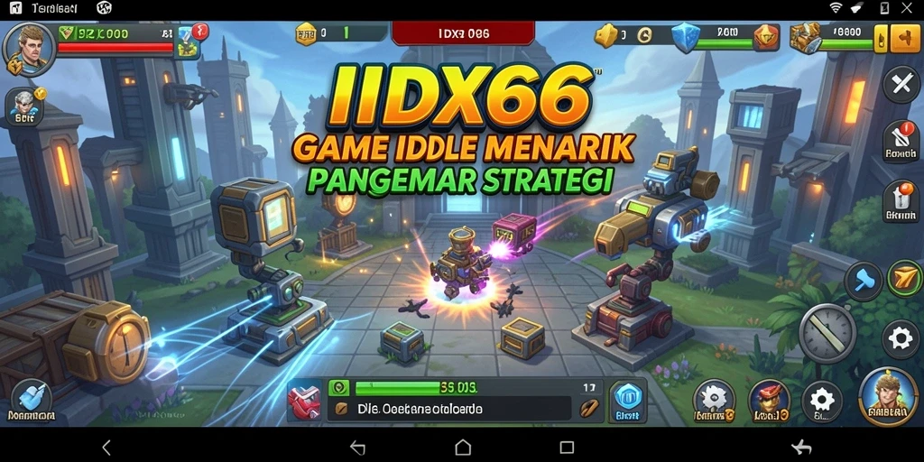 Gameplay seru IDX66 dengan karakter dan sumber daya yang menarik.
