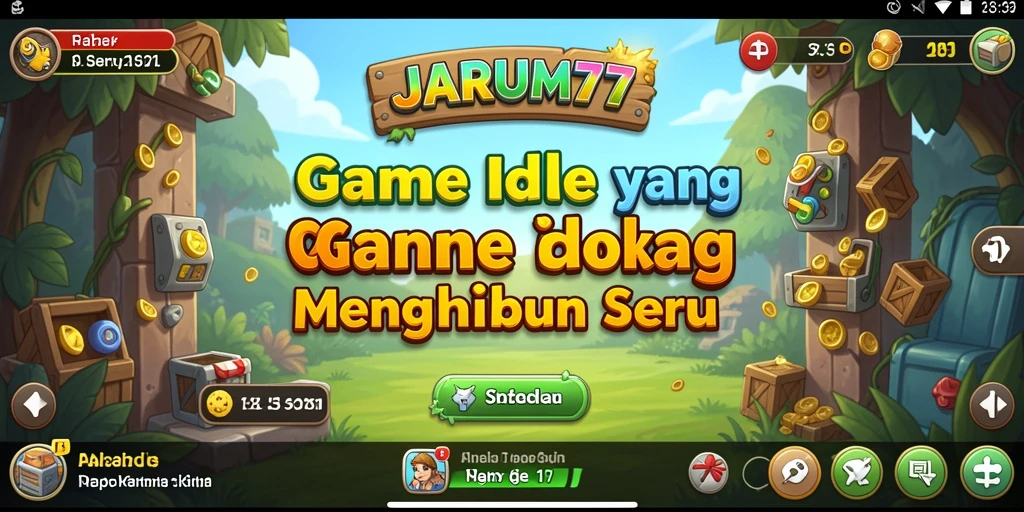 Tampilan menggunakan gameplay Idle yang menarik di JARUM77.