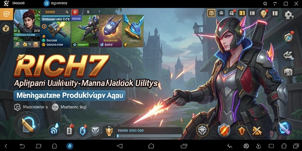 Tampilan screenshot RICH7 menunjukkan antarmuka aplikasi yang ramah pengguna.