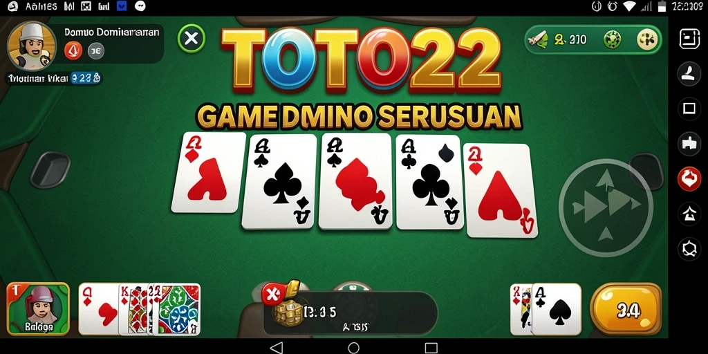 Tampilan gameplay seru dan interaktif dari TOTO22.