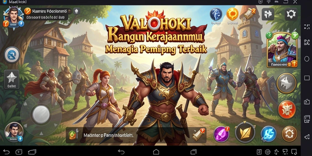 Gameplay mendebarkan VALOHOKI dengan strategi dan pertempuran seru.
