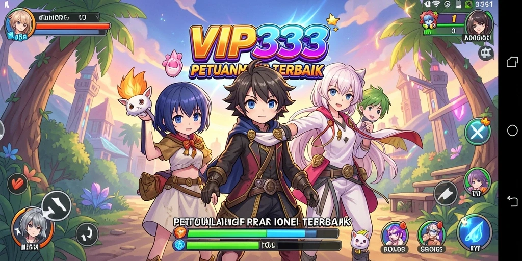 Screenshot gameplay VIP333 dengan karakter anime yang menarik.