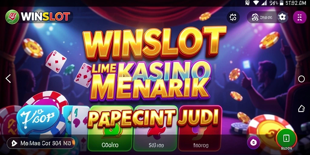 Tampilan menarik dari gameplay <strong>WINSLOT</strong> dengan mesin slot yang beragam.