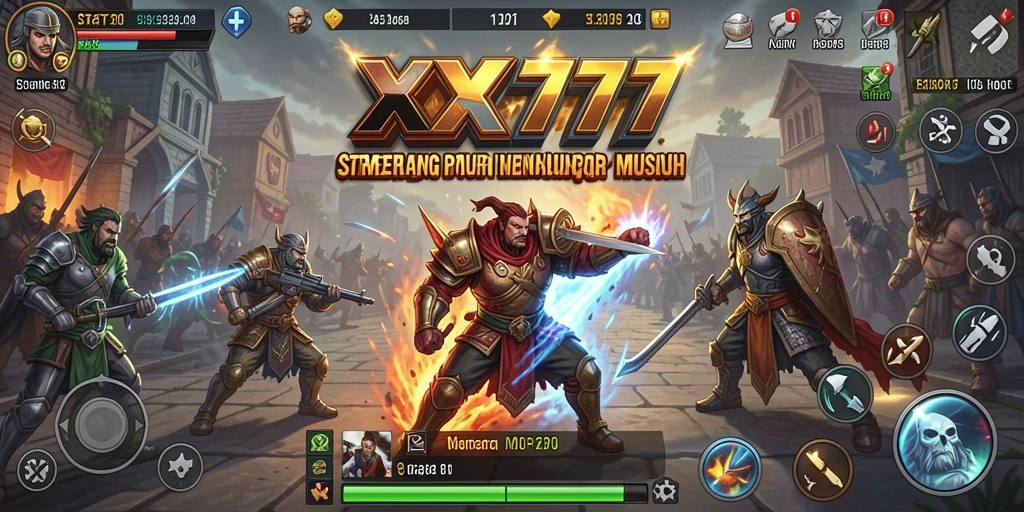 Tampilan gameplay menegangkan dalam XXX777 dengan strategi yang mendebarkan.